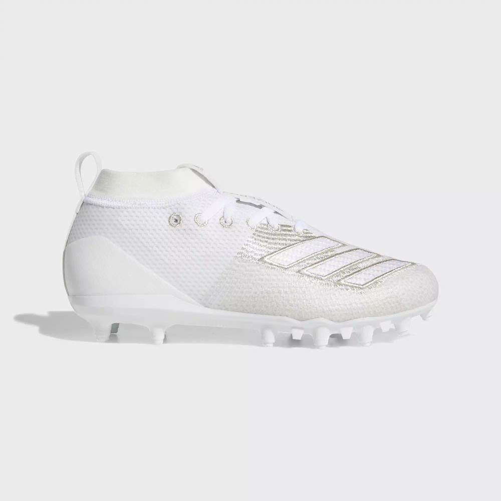 Adidas Adizero 8.0 Tacos de Futbol Blancos Para Niño (MX-64289)
